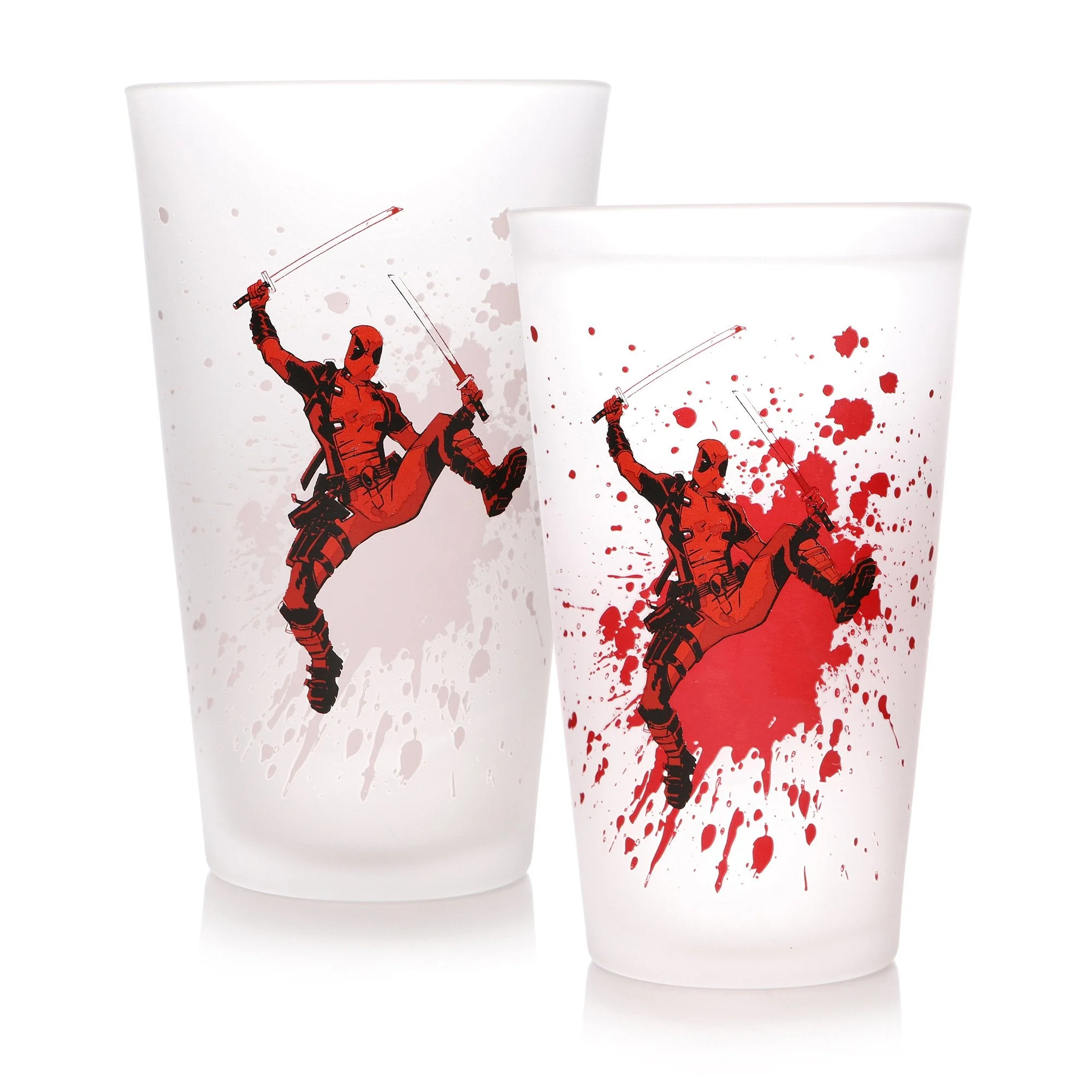 Marvel Deadpool Cold Changing Large Glass