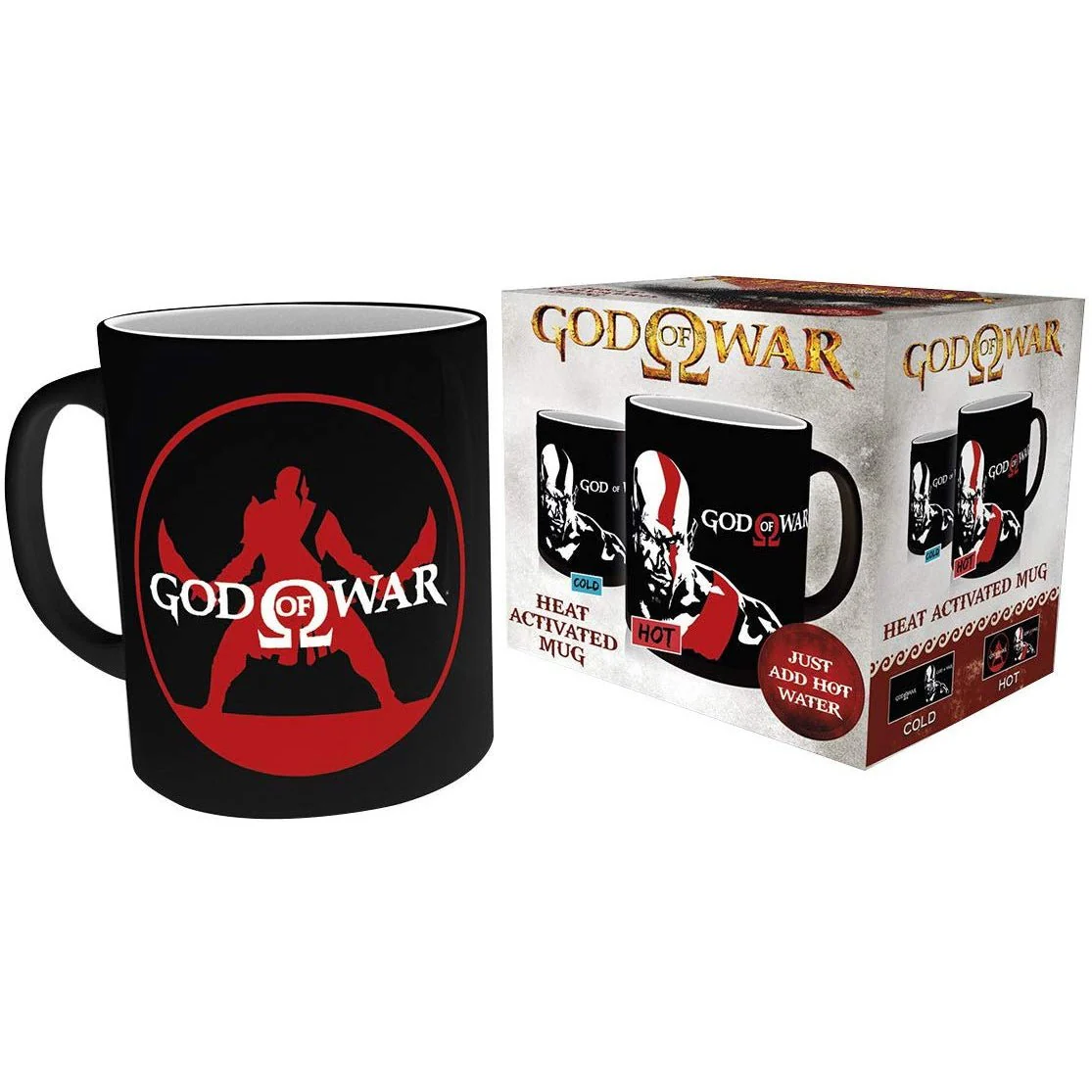God of War Kratos Heat Changing Mug