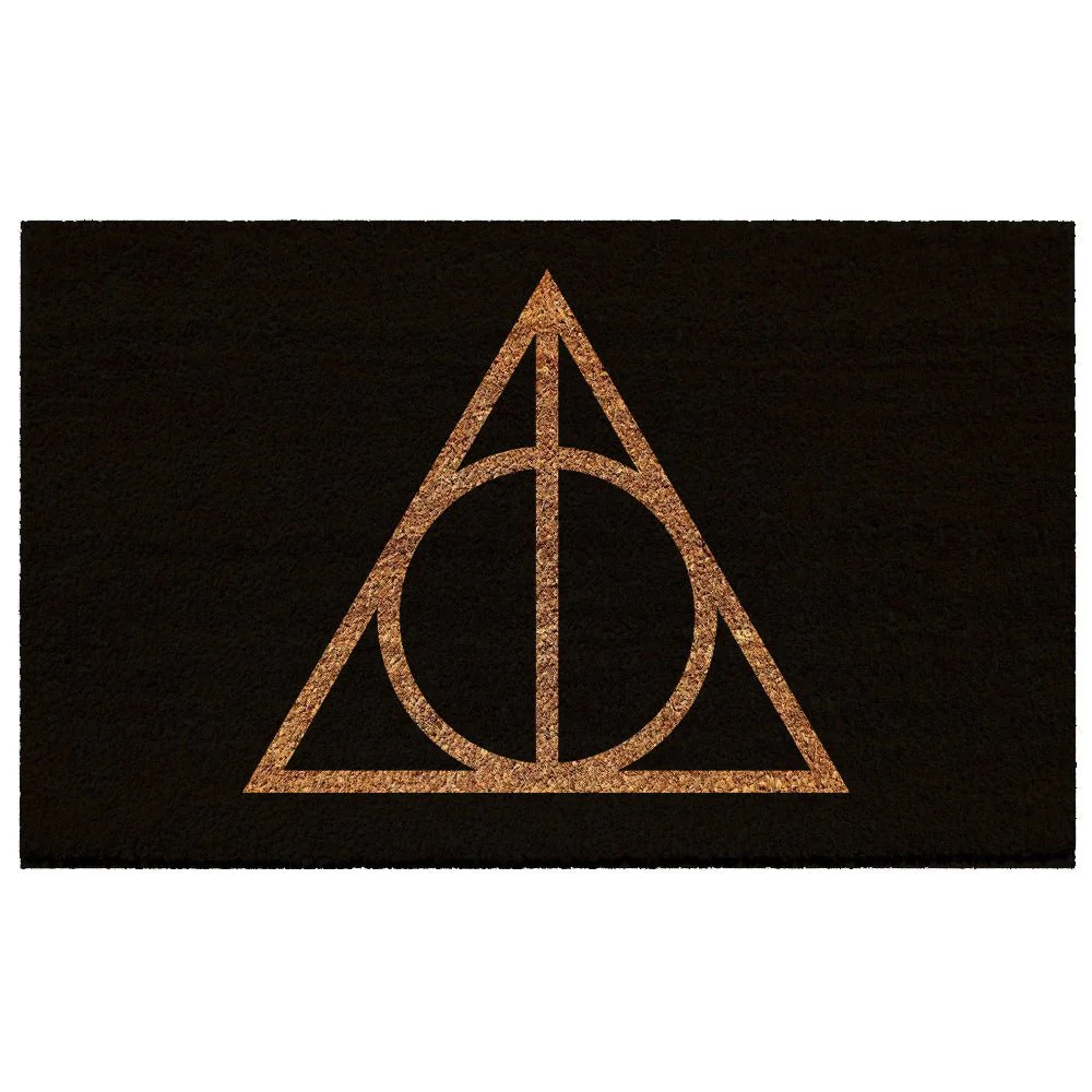 Harry Potter Deathly Hallows Coir Doormat