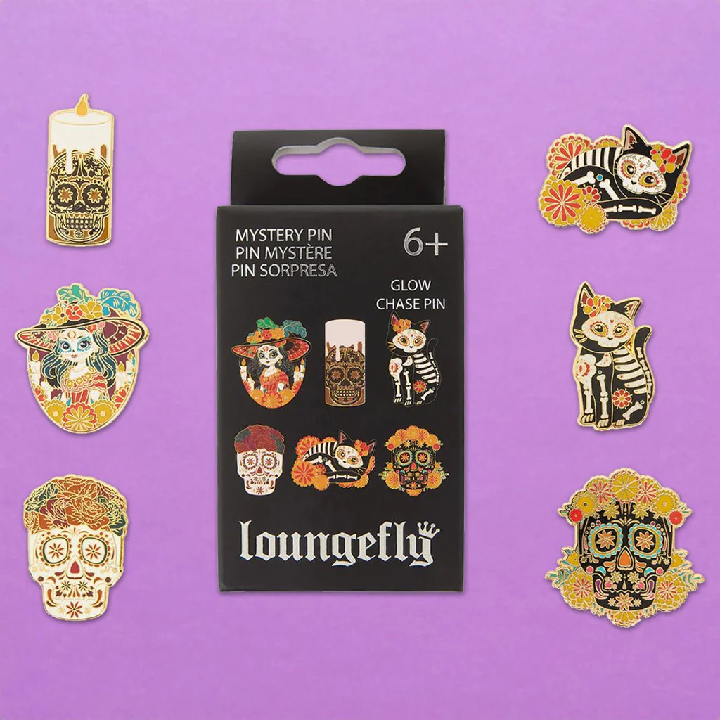 Loungefly x Día De Los Muertos Blind Box Mystery Pin