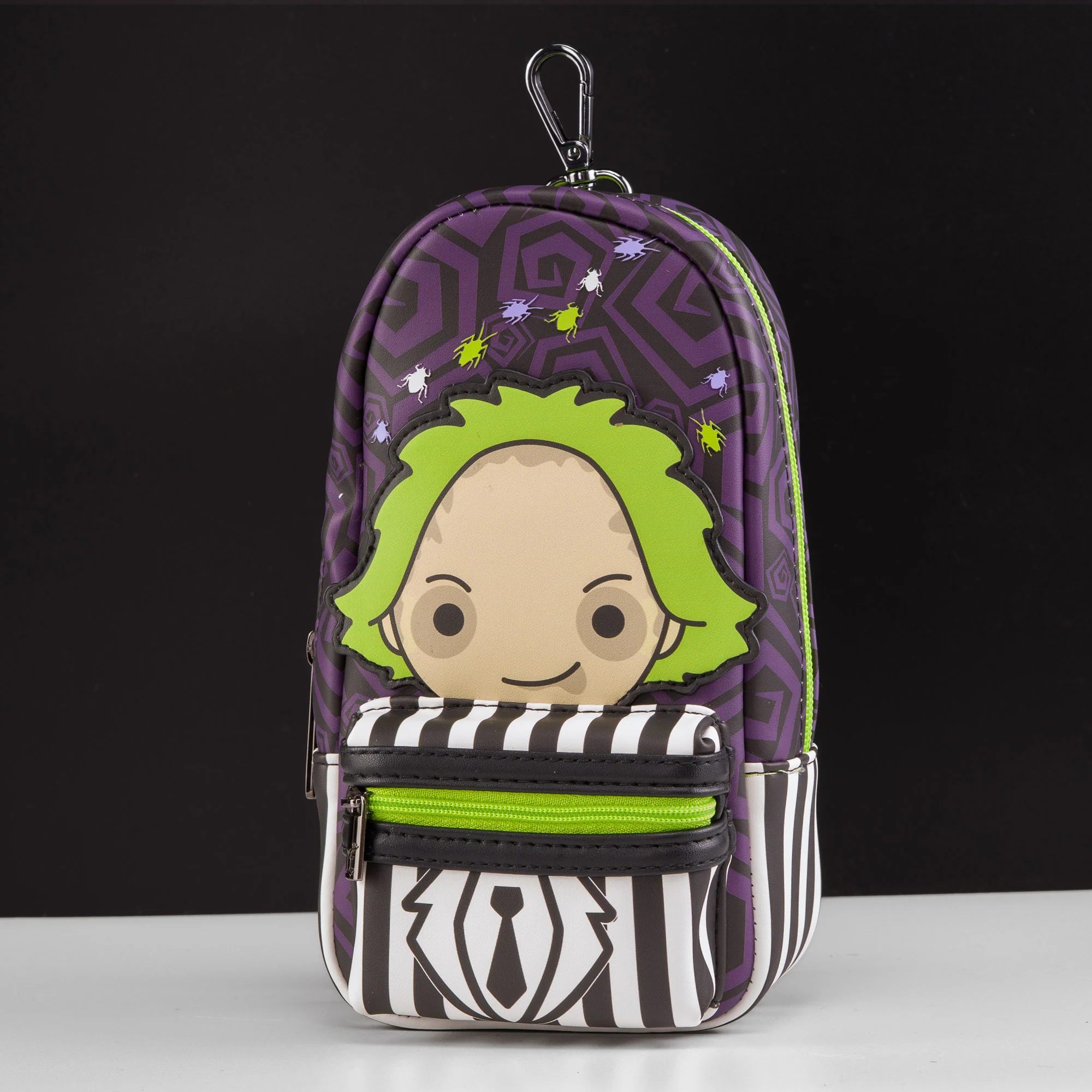 Loungefly x Beetlejuice Pin Stripe Pencil Case