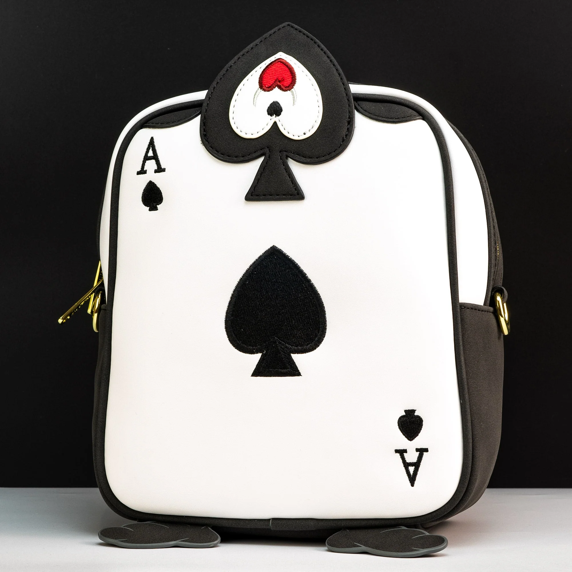 Loungefly x Disney Alice In Wonderland Ace of Spades Crossbody Bag