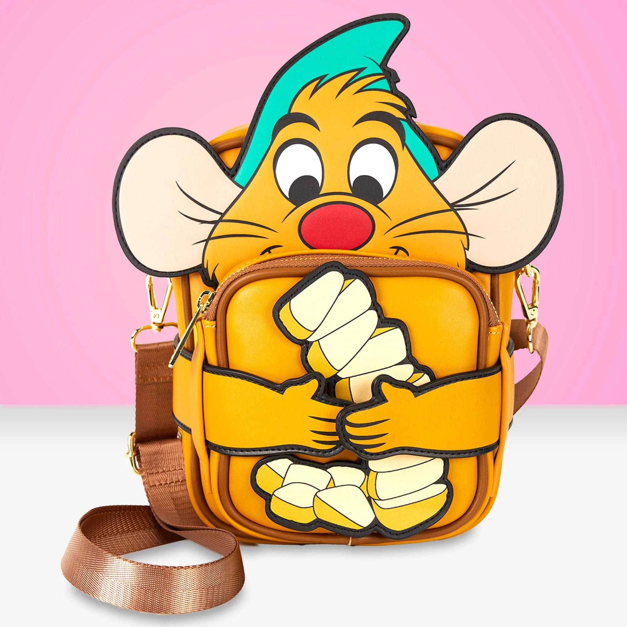 Loungefly x Disney Cinderella 75th Anniversary Gus Crossbuddies Bag