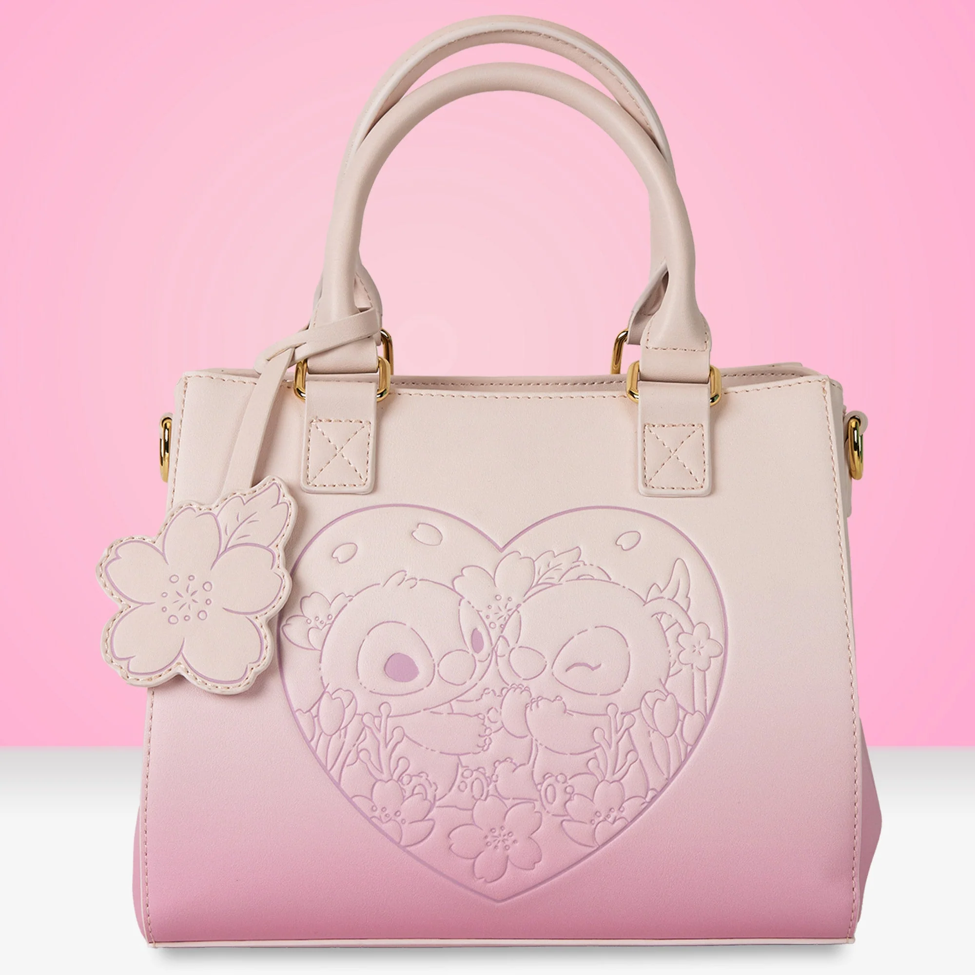 Loungefly x Disney Stitch Cherry Blossom Crossbody Bag