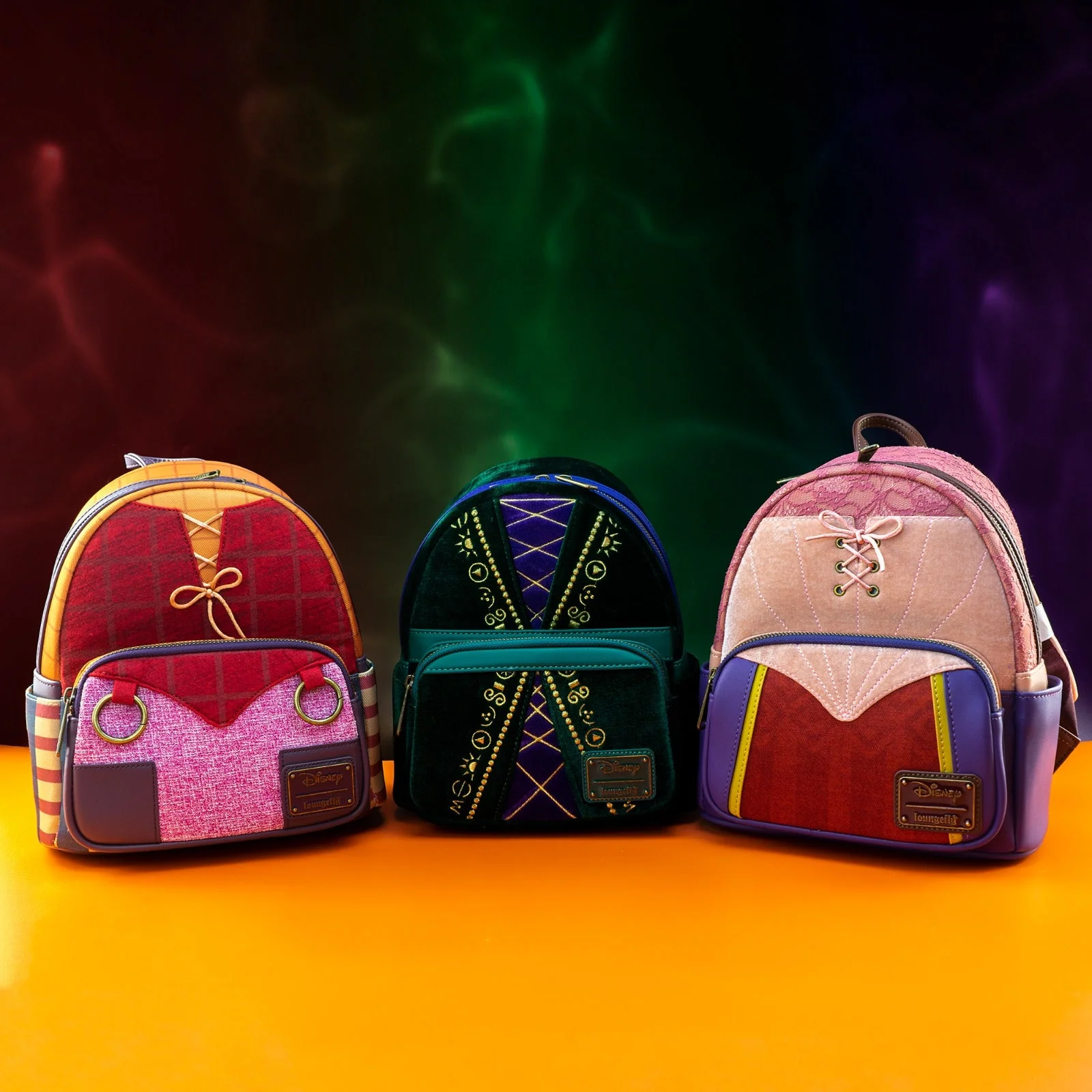 Loungefly x Disney Hocus Pocus Winifred Sanderson Dress Cosplay Mini Backpack - Image 5