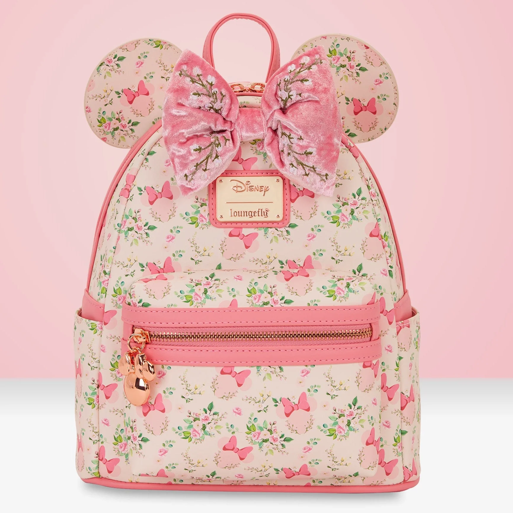 Loungefly x Disney Minnie Mouse Floral Mini Backpack