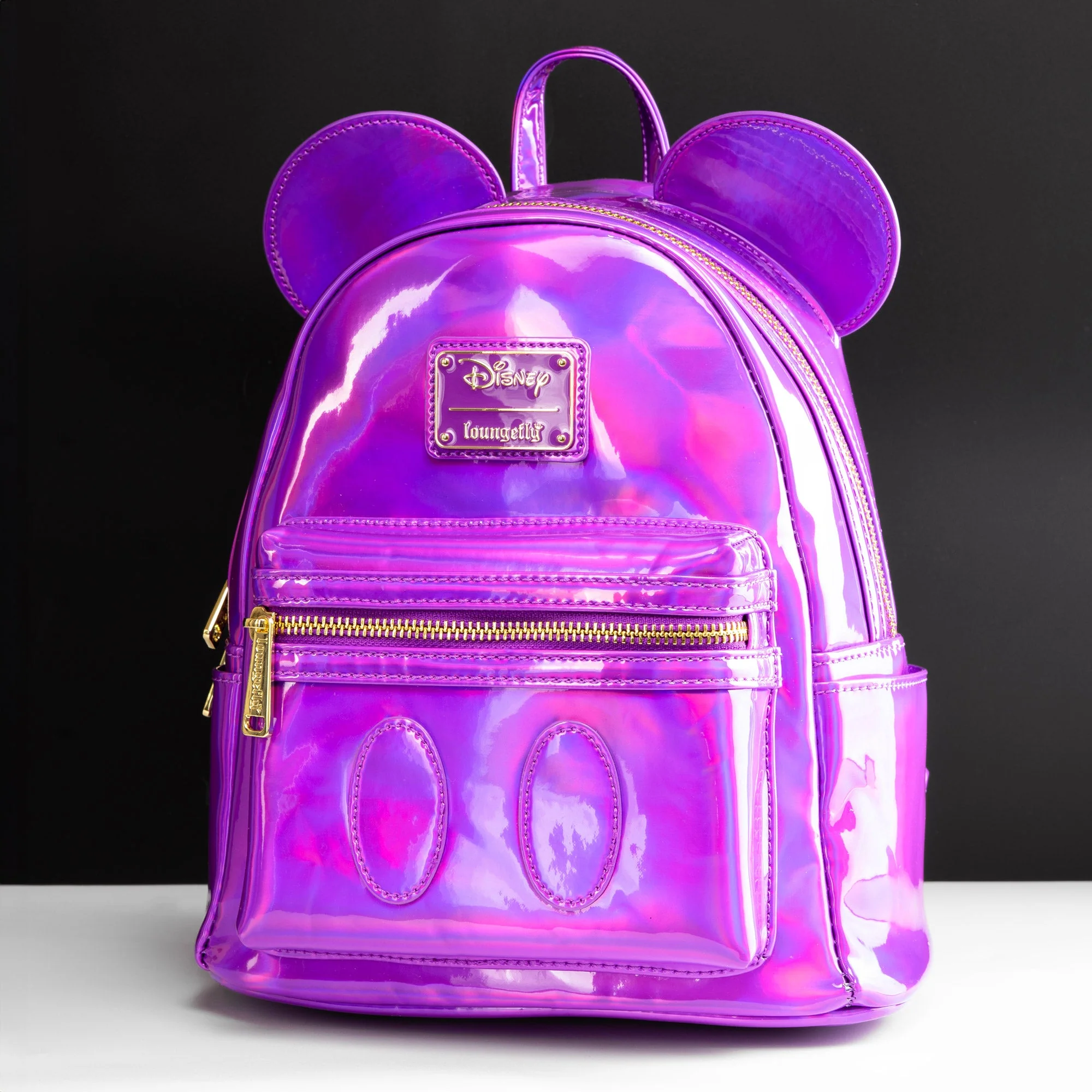 Loungefly x Disney Mickey Mouse Purple Shine Mini Backpack