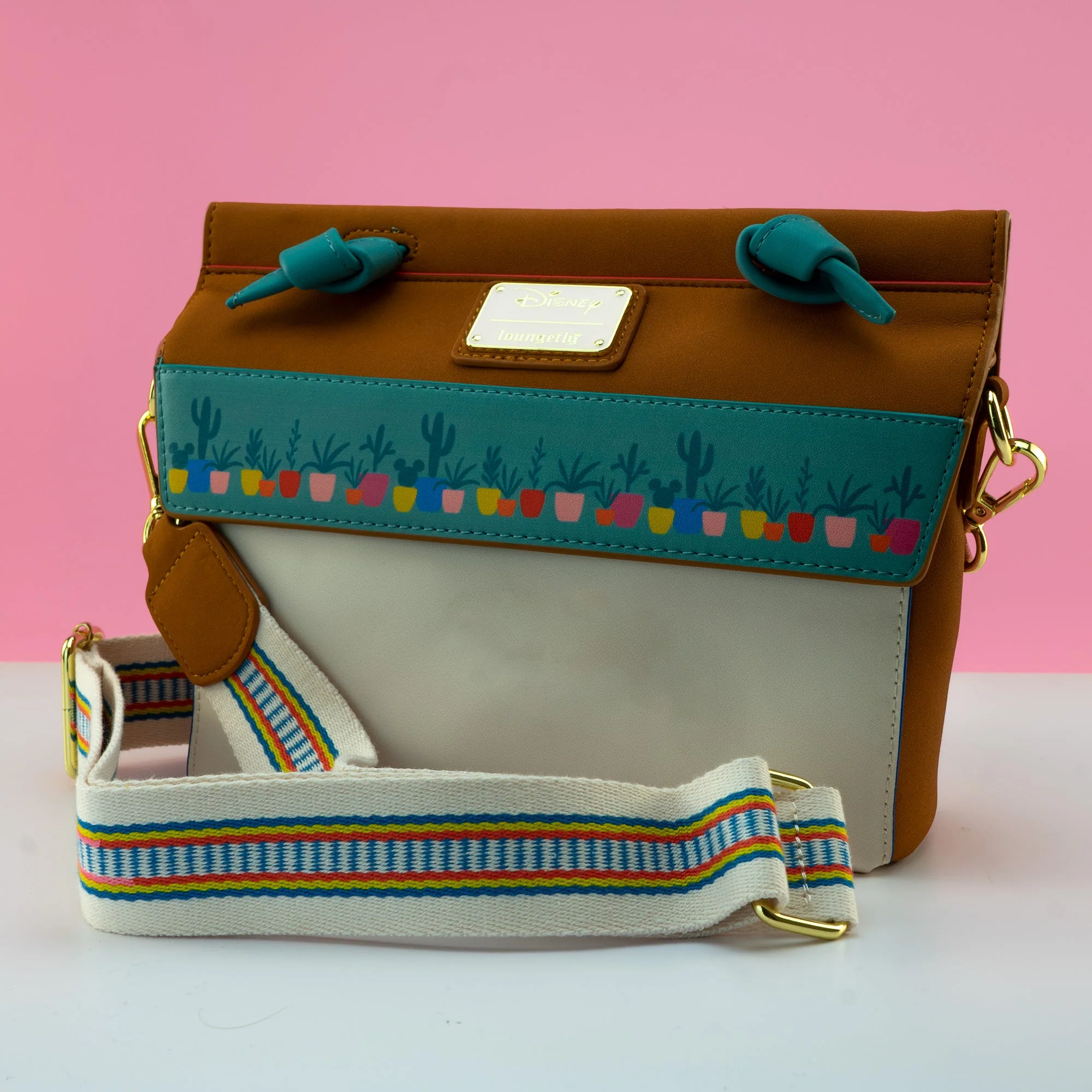 Loungefly x Disney South Western Mickey Cactus Crossbody Bag