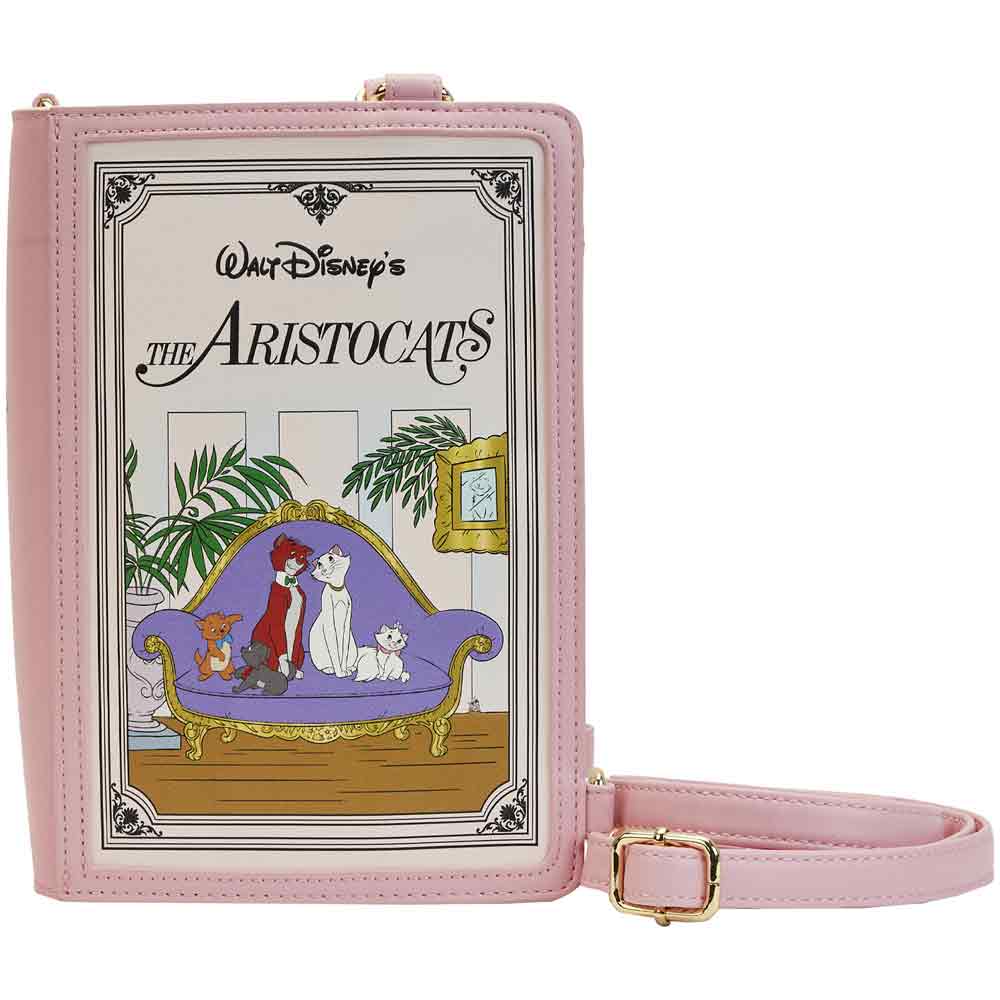 Loungefly x Disney The Aristocats Book Convertible Crossbody Bag