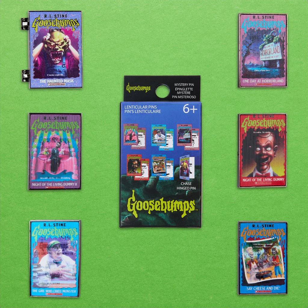 Loungefly x Goosebumps Books Lenticular Blind Box Mystery Pin