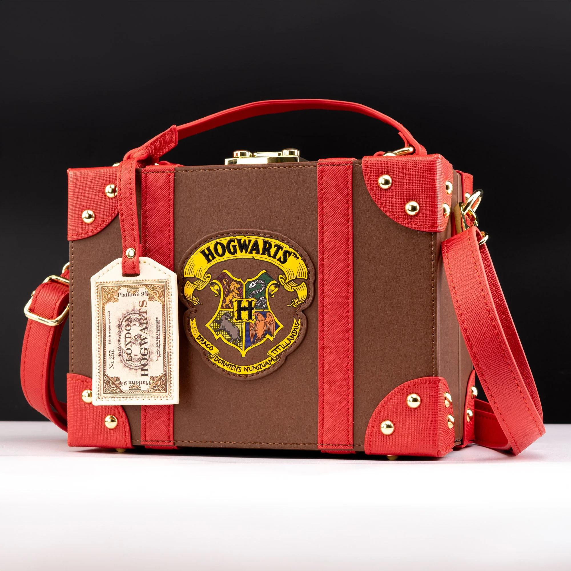 Loungefly x Harry Potter Hogwarts Express Luggage Crossbody Bag