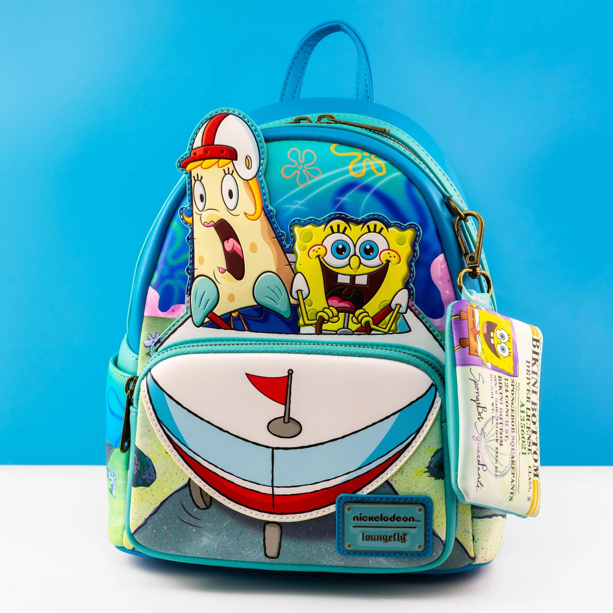 Loungefly x Nickelodeon SpongeBob Squarepants Mrs. Puff’s Boating School Mini Backpack
