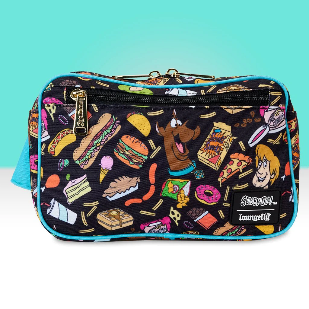 Loungefly x Scooby Doo Munchies AOP Nylon Waist Bag
