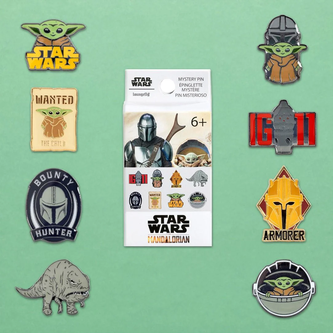 Loungefly x Star Wars The Mandalorian Blind Box Mystery Pin