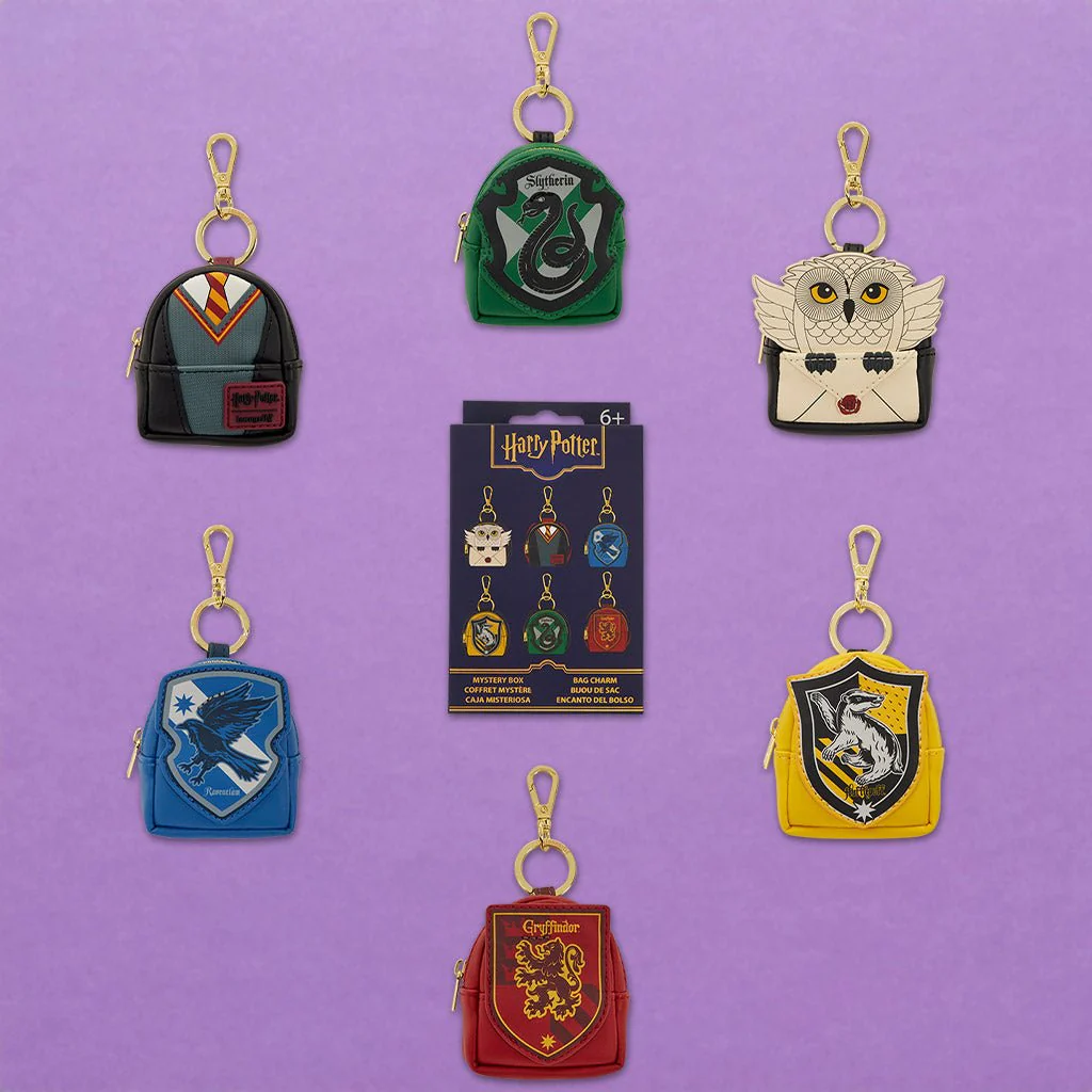 Loungefly x Harry Potter Hogwarts™ Mystery Mini Backpack Keychain Charm