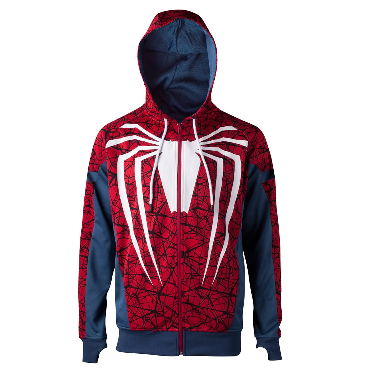 Marvel PS4 Spider-Man White Spider Costume Hoodie - Image 5
