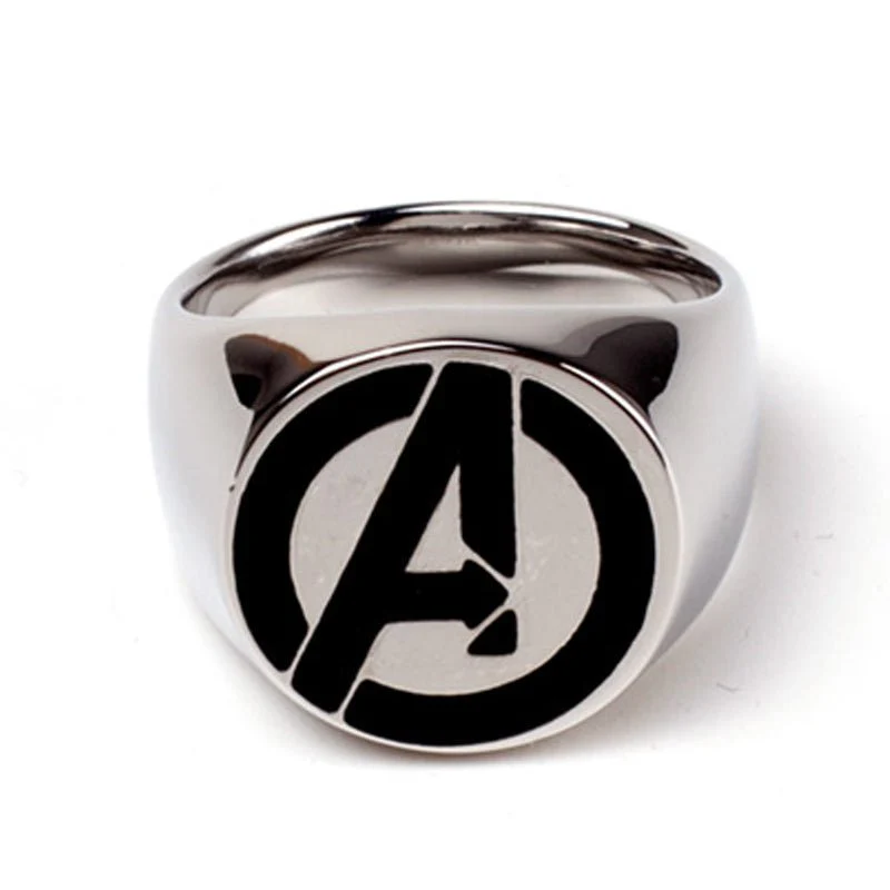 Marvel The Avengers - Avengers Logo Metal Signet Ring - Image 4
