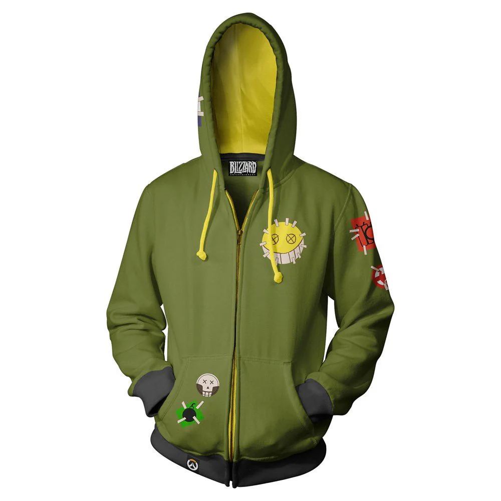 Overwatch Junkrat Zip-Up Hoodie - Image 7