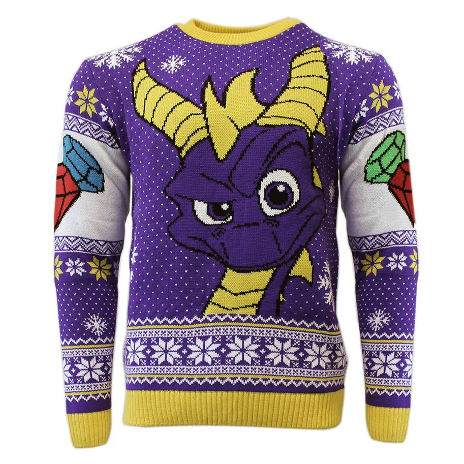 Spyro the Dragon Knitted Christmas Jumper / Sweater - Image 10
