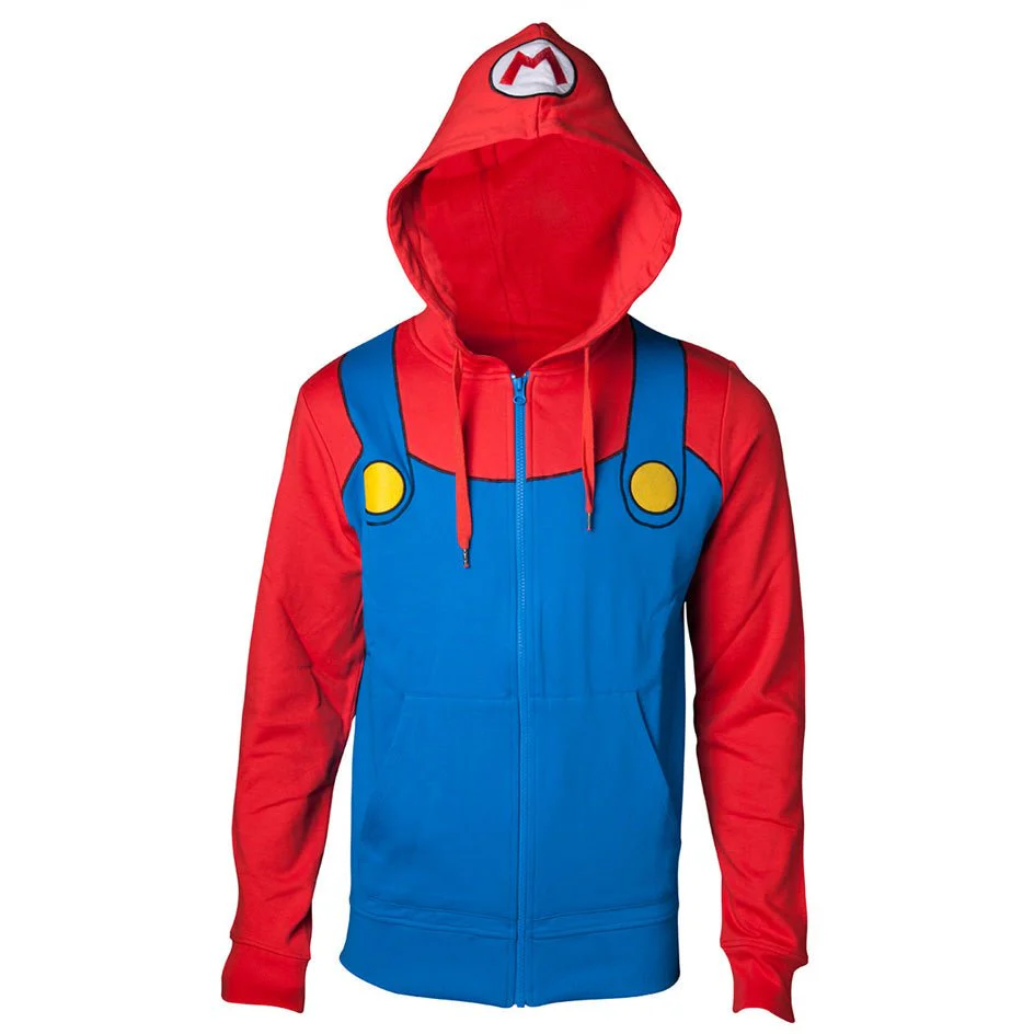 Super Mario Classic Mario Cosplay Hoodie