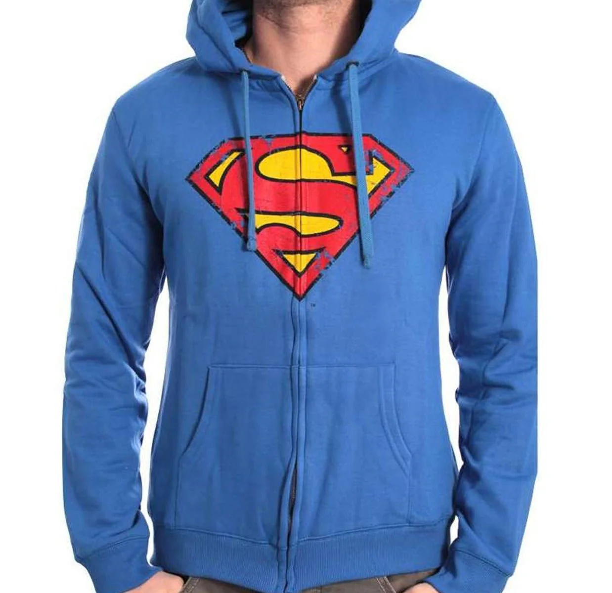 Superman Zip-Up Hoodie - Image 3