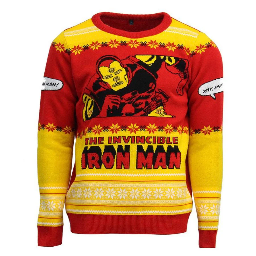 The Invincible Iron Man Christmas Jumper - Image 5