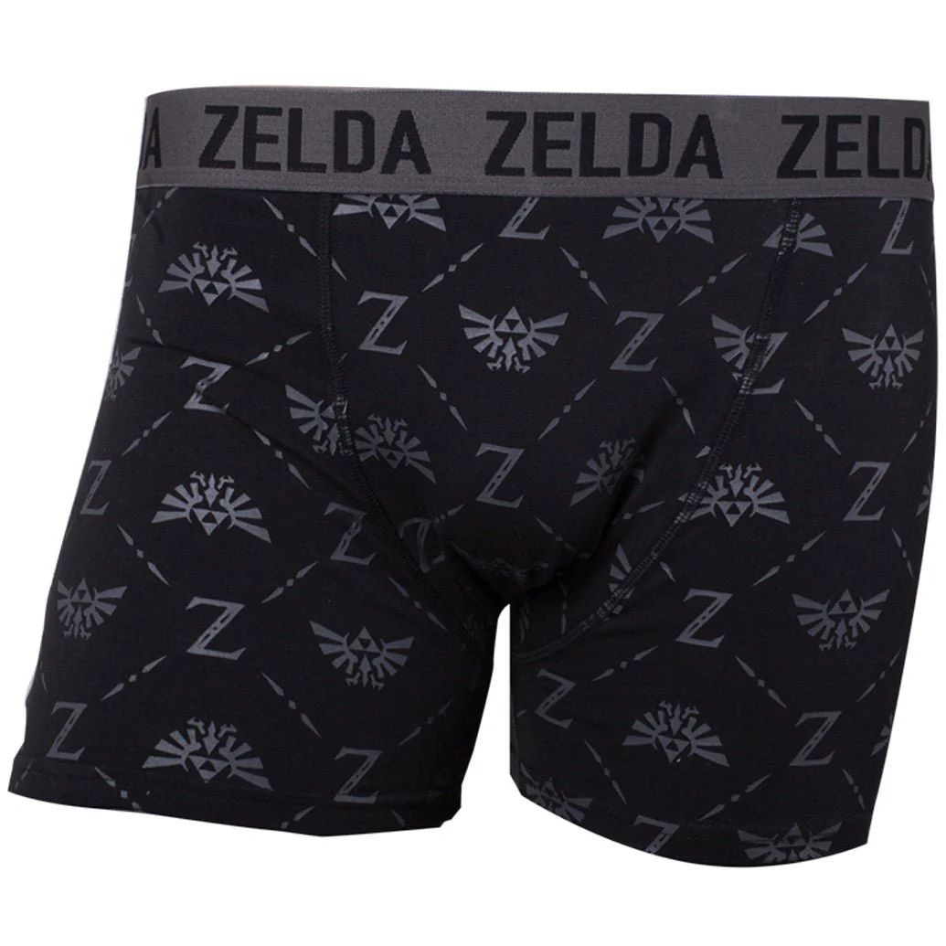 The Legend of Zelda Hyrule Crest Black Men's Underwear