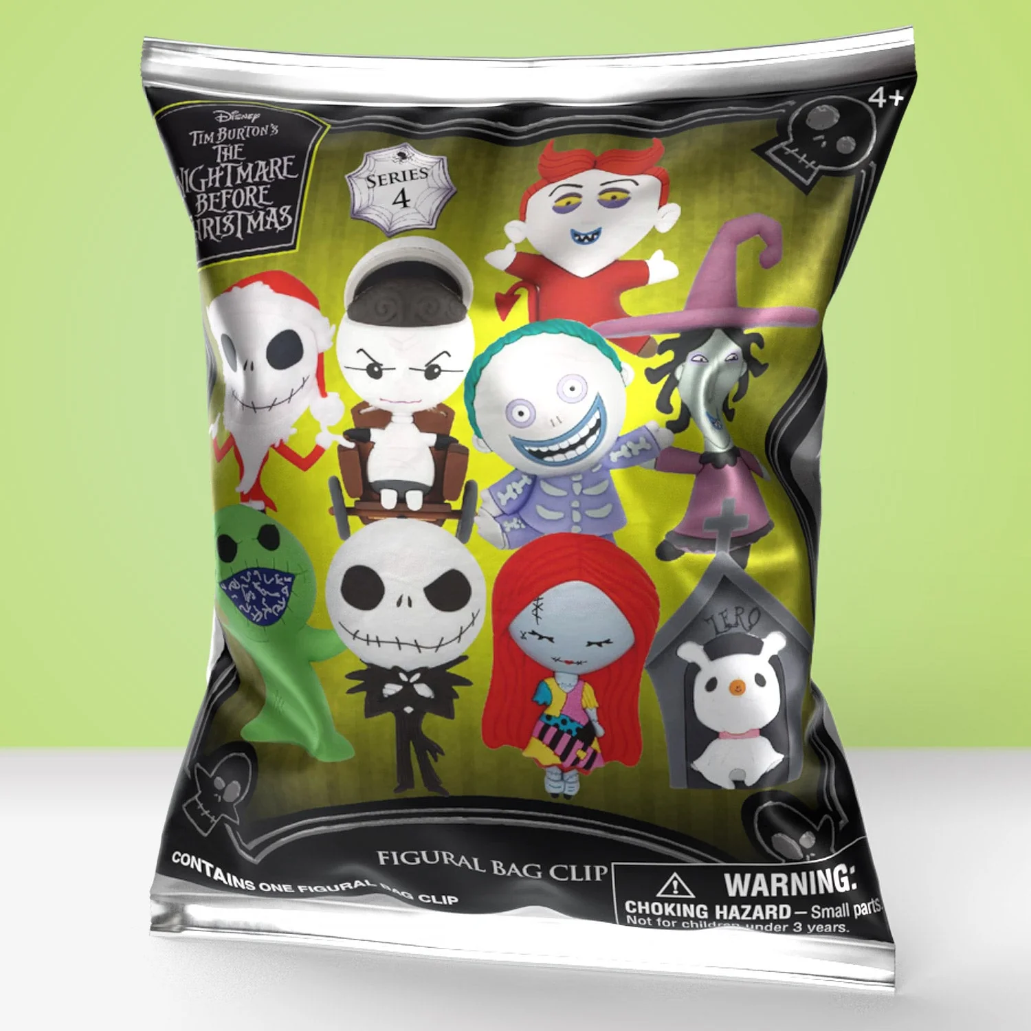 The Nightmare Before Christmas Series 4 Blind Bag Mystery Bag Clip